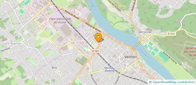 localisation de l'entreprise SELARL DEHAN & ASSOCIES  VERNON