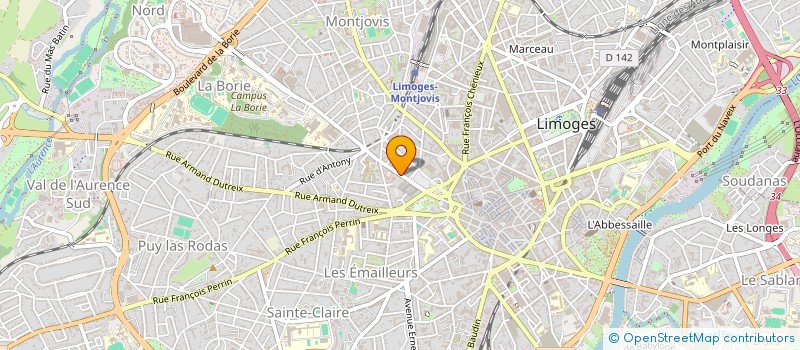localisation de l'entreprise SELARL DELAIRE PASQUIES ET ASSOCIES à LIMOGES