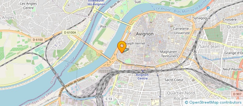 localisation de l'entreprise SELARL DELBOSC  AVIGNON