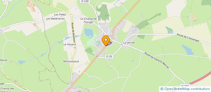 localisation de l'entreprise SELARL DELPECH à TRONGET