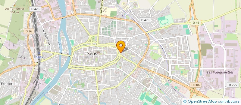 localisation de l'entreprise SELARL DELPHINE PFAFF ET EMILIE BOURDENET à SENS