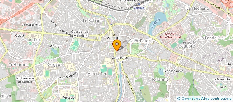 localisation de l'entreprise SELARL DELPHINE RABILLER à VANNES