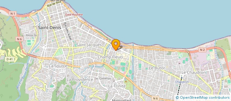 localisation de l'entreprise SELARL DELRIEU BENARD  SAINT-DENIS