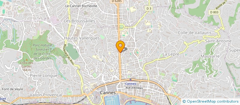 localisation de l'entreprise SELARL DELTEL-GENTRIC-GIORDANENGO  CANNES