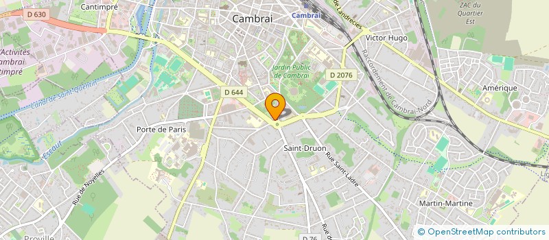 localisation de l'entreprise SELARL DELTOUR CLINVET  CAMBRAI