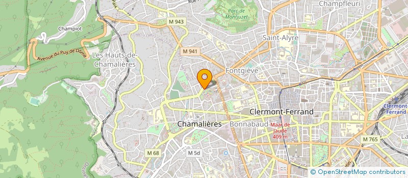 localisation de l'entreprise SELARL DENIS AMEIL à CHAMALIERES