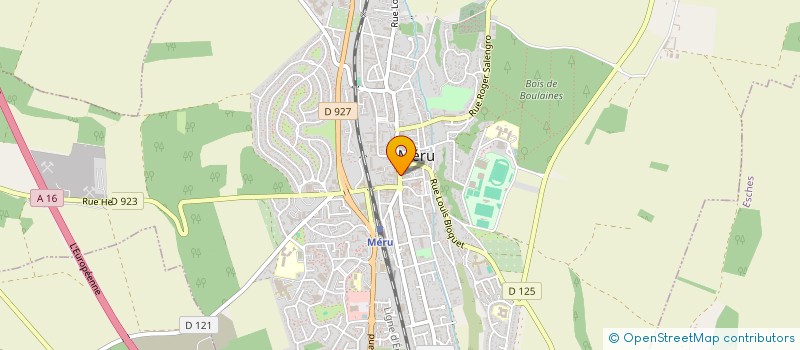 localisation de l'entreprise SELARL DENTAIRE MERU  MERU