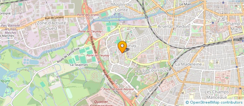 localisation de l'entreprise SELARL DENTAIRE OANA PUNGOCI  RENNES