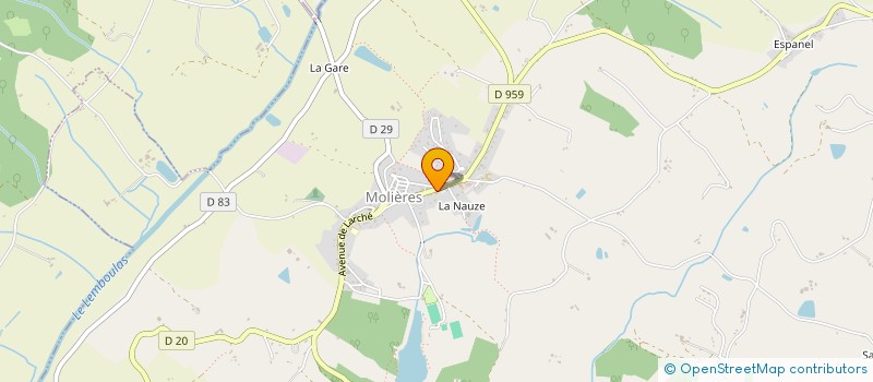 localisation de l'entreprise SELARL DENTEM 82  MOLIERES