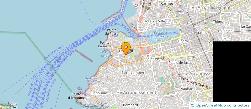 localisation de l'entreprise SELARL DENTISTE DRS AOUIZERATE à MARSEILLE