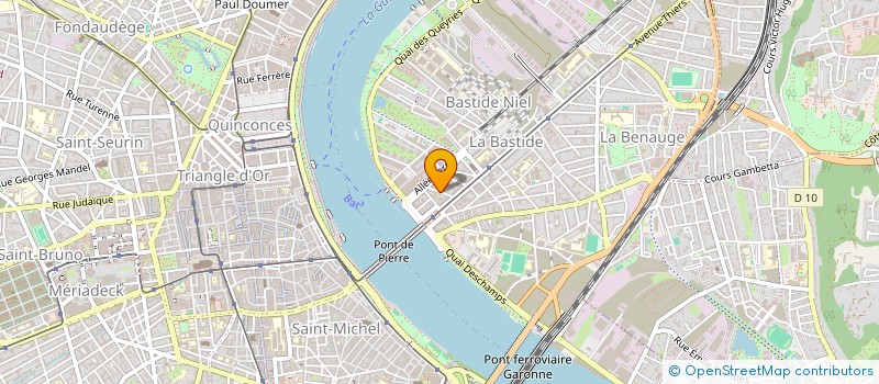 localisation de l'entreprise SELARL DENTISTES JOUSSET GABAIN à BORDEAUX