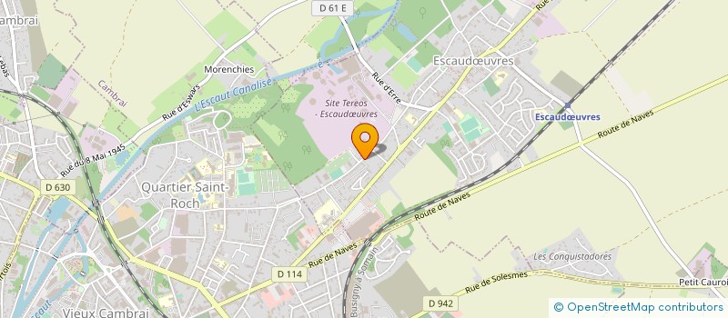 localisation de l'entreprise SELARL DEREGNAUCOURT  ESCAUDUVRES