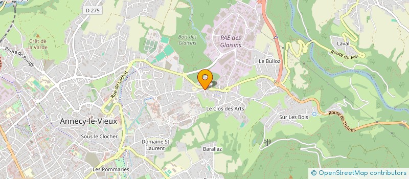 localisation de l'entreprise SELARL DERMALAC  ANNECY