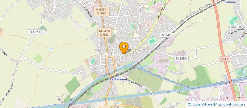 localisation de l'entreprise SELARL DES AUGUSTINS  LA BASSEE