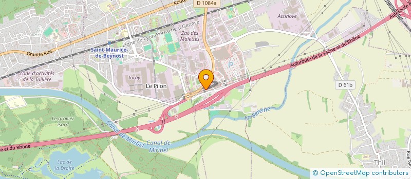 localisation de l'entreprise SELARL DES BATERSES BEYNOST  BEYNOST