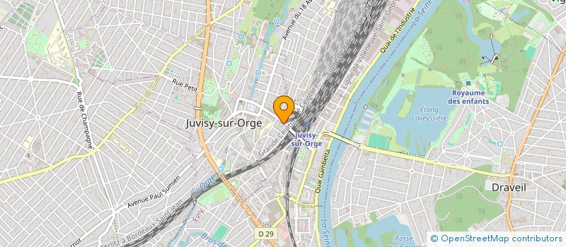 localisation de l'entreprise SELARL DES DENTS POUR LA VIE à JUVISY-SUR-ORGE