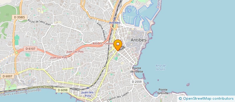 localisation de l'entreprise SELARL DES DOCTEURS ALESSANDRI à ANTIBES