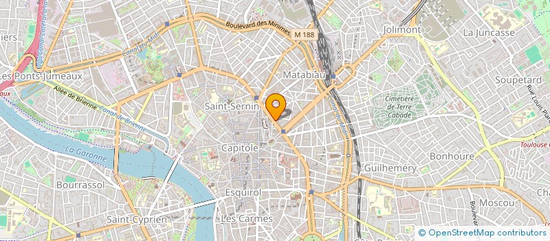 localisation de l'entreprise SELARL DES DOCTEURS COTTET - CHAPELET - DARRIS ET ARAGON à TOULOUSE