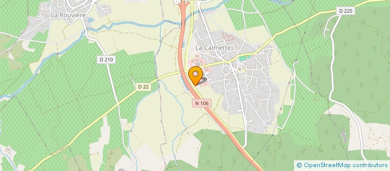 localisation de l'entreprise SELARL DES DOCTEURS COUTURIER  LA CALMETTE