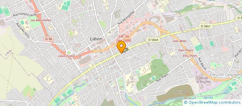 localisation de l'entreprise SELARL DES DOCTEURS DEVIENNE BOUCHE MELKI ET KASSAR à LIEVIN