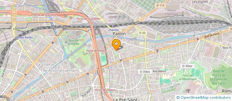 localisation de l'entreprise SELARL DES DOCTEURS TILLEUL à PANTIN