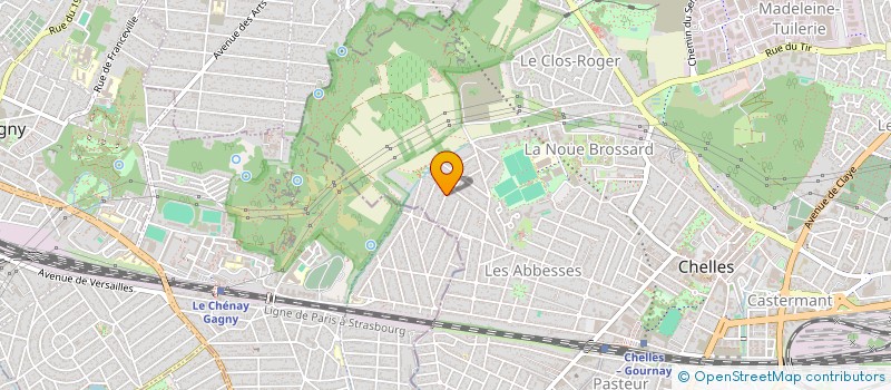 localisation de l'entreprise SELARL DES FRERES  CHELLES