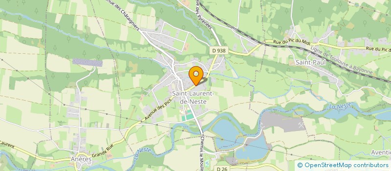 localisation de l'entreprise SELARL DES NESTES  SAINT-LAURENT-DE-NESTE