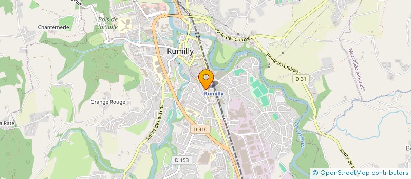 localisation de l'entreprise SELARL DES RIVES DU CHERAN  RUMILLY