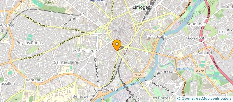 localisation de l'entreprise SELARL DESANDEM à LIMOGES