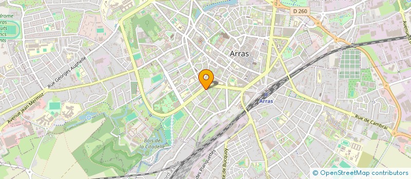 localisation de l'entreprise SELARL DESMIDT à ARRAS