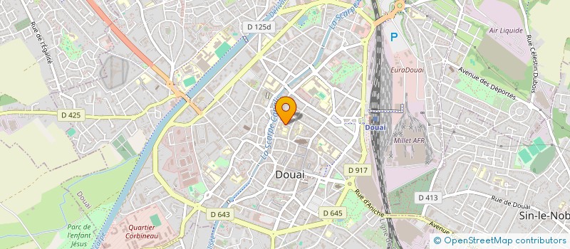 localisation de l'entreprise SELARL DETRE CAMBRAI AVOCAT à DOUAI