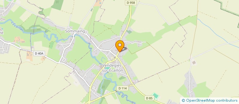 localisation de l'entreprise SELARL DIANE DEJARDIN- PANTOU  VENDEGIES-SUR-ECAILLON