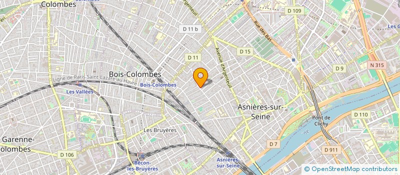 localisation de l'entreprise SELARL DJAMILA MARTINA  ASNIERES-SUR-SEINE