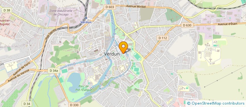localisation de l'entreprise SELARL DJELOUL-CARIOU à VERDUN