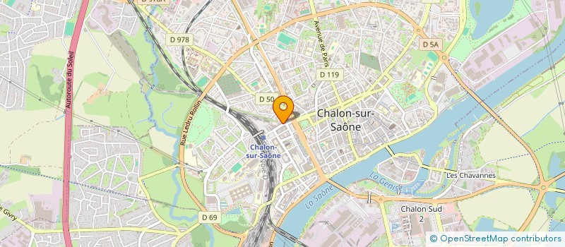 localisation de l'entreprise SELARL DOCTEUR AUGUSTIN LE VIGUELLOUX à CHALON-SUR-SAONE