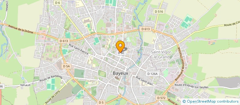 localisation de l'entreprise SELARL DOCTEUR AURELIE DAGAN-BOULAY  BAYEUX