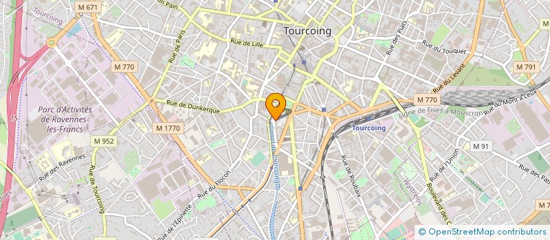 localisation de l'entreprise SELARL DOCTEUR BAGHDAD HATTAB  TOURCOING