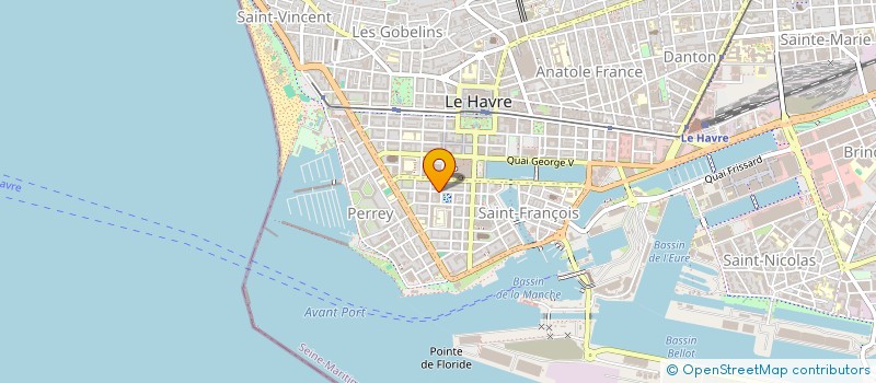 localisation de l'entreprise SELARL DOCTEUR BERNARD à LE HAVRE