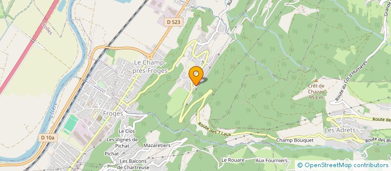 localisation de l'entreprise SELARL DOCTEUR BERNARD TROPINI  LES ADRETS