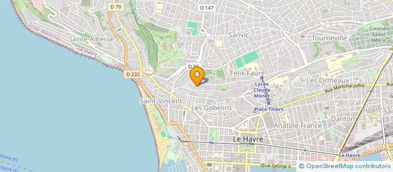 localisation de l'entreprise SELARL DOCTEUR BERTIAUX VANDAELE NATHALIE à LE HAVRE