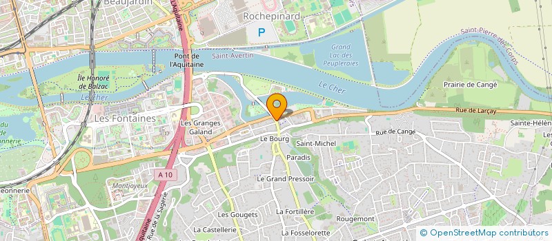 localisation de l'entreprise SELARL DOCTEUR BERTON MARINE  SAINT-AVERTIN