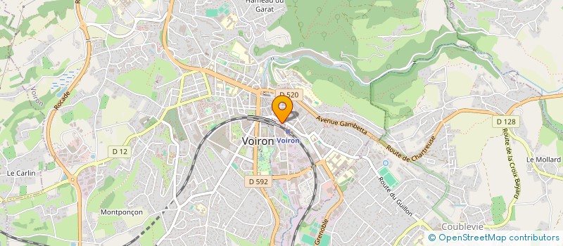 localisation de l'entreprise SELARL DOCTEUR BINNERT  VOIRON