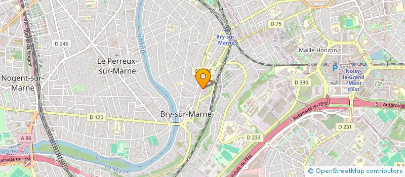 localisation de l'entreprise SELARL DOCTEUR BRUNO PHILIP  BRY-SUR-MARNE