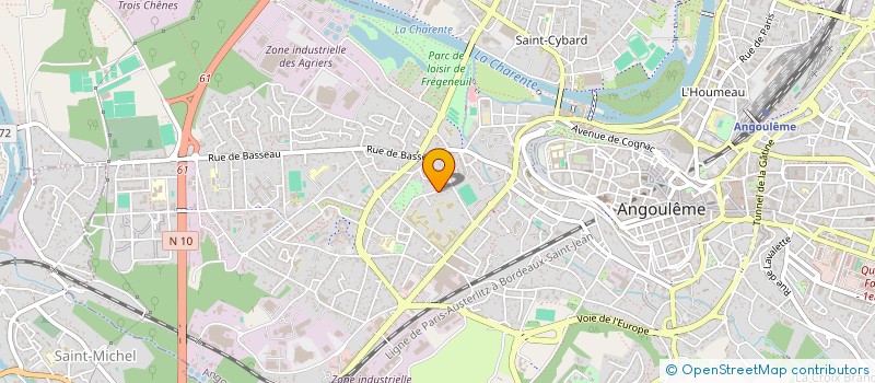 localisation de l'entreprise SELARL DOCTEUR CHACHIA ABDERRAZAQ à ANGOULEME