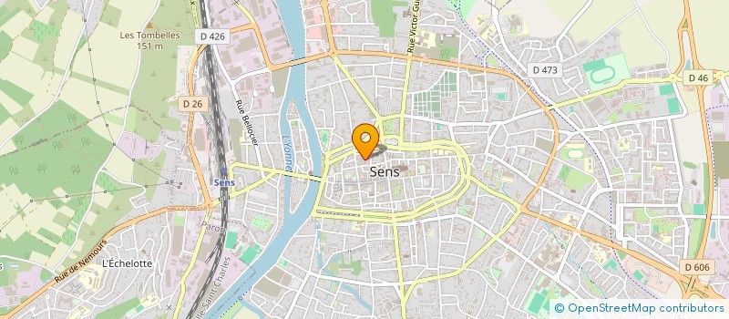 localisation de l'entreprise SELARL DOCTEUR CHAZAUD à SENS
