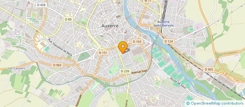 localisation de l'entreprise SELARL DOCTEUR CHIFFOLOT DEFFAR BERTILLE à AUXERRE