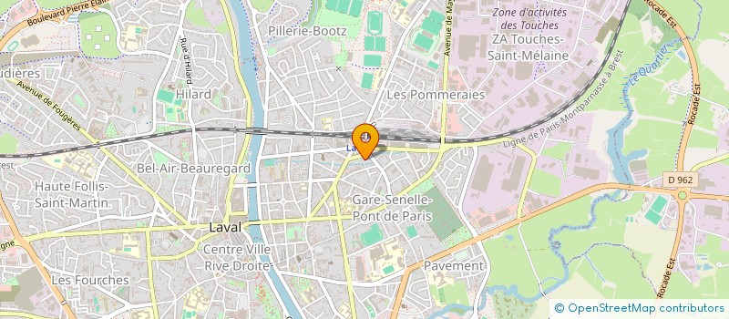 localisation de l'entreprise SELARL DOCTEUR CHRISTINE SIMINA à LAVAL