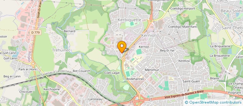 localisation de l'entreprise SELARL DOCTEUR CREPEL MAXIME à VANNES