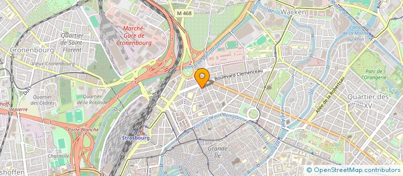 localisation de l'entreprise SELARL DOCTEUR CYRIELLE QUARRE à STRASBOURG