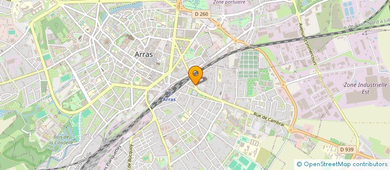 localisation de l'entreprise SELARL DOCTEUR DESREUMAUX THOMAS à ARRAS